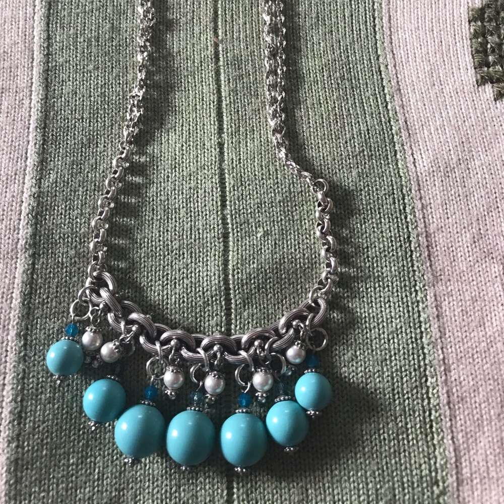 Brighton Silver and turquoise necklace